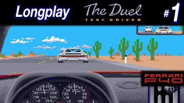 Test Drive II: The Duel (AMIGA) - #1 - Ferrari F40 (Longplay)