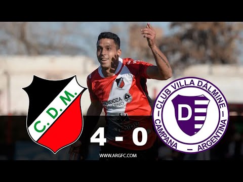 ¡MAIPÚ GOLEÓ EN MENDOZA! Deportivo Maipú 4-0 Villa Dalmine