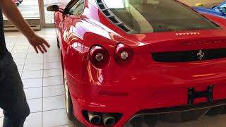 A real manual transmission. one of the most rewarding ferraris to
drive and last v8 ferrari with gated shifter!