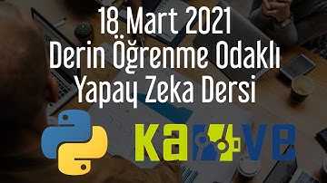 18 Mart 2021 Derin Öğrenme Odaklı Yapay Zeka Dersi - RNN