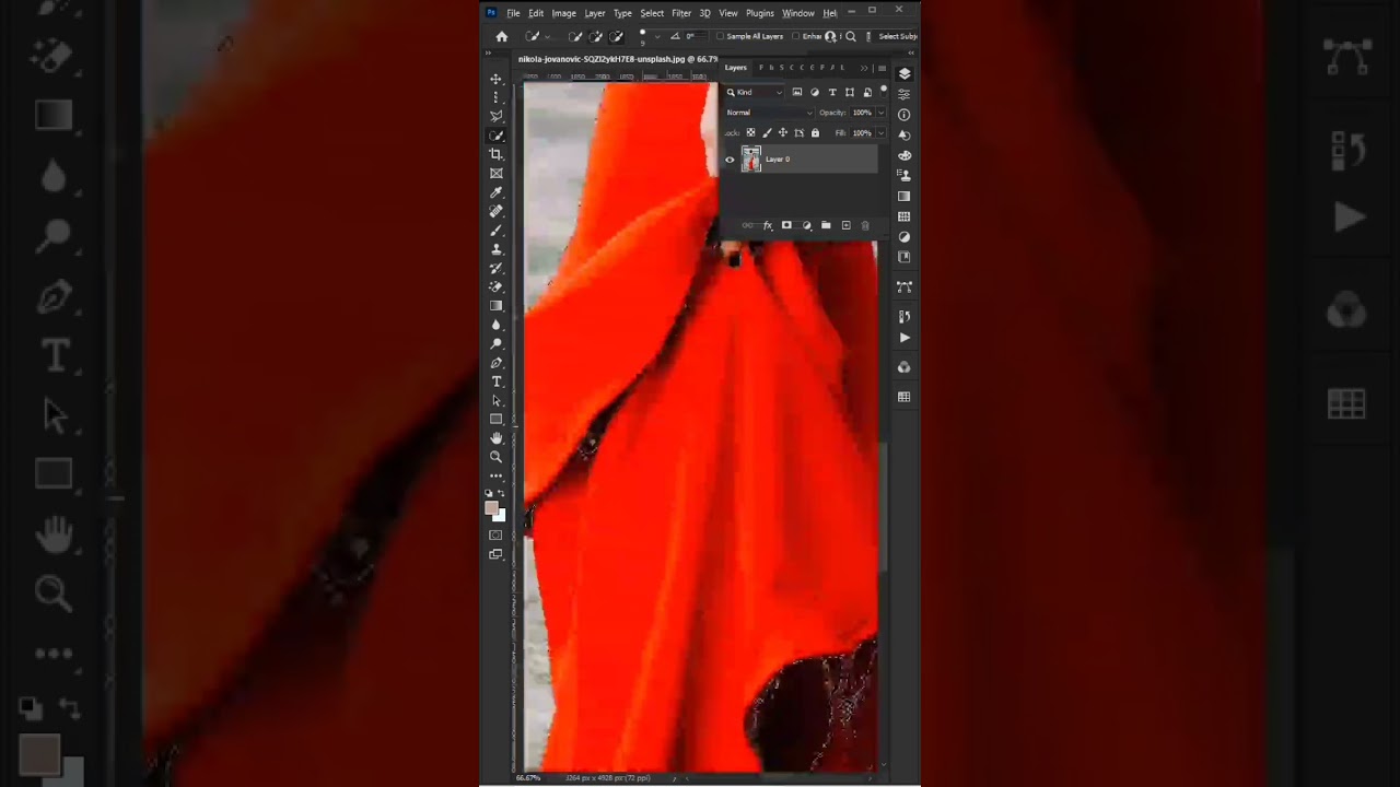 Colour isolation in Photoshop #shorts #viral #youtube #photoshop #adobe