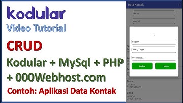 KODULAR CRUD MYSQL PHP 000WEBHOST