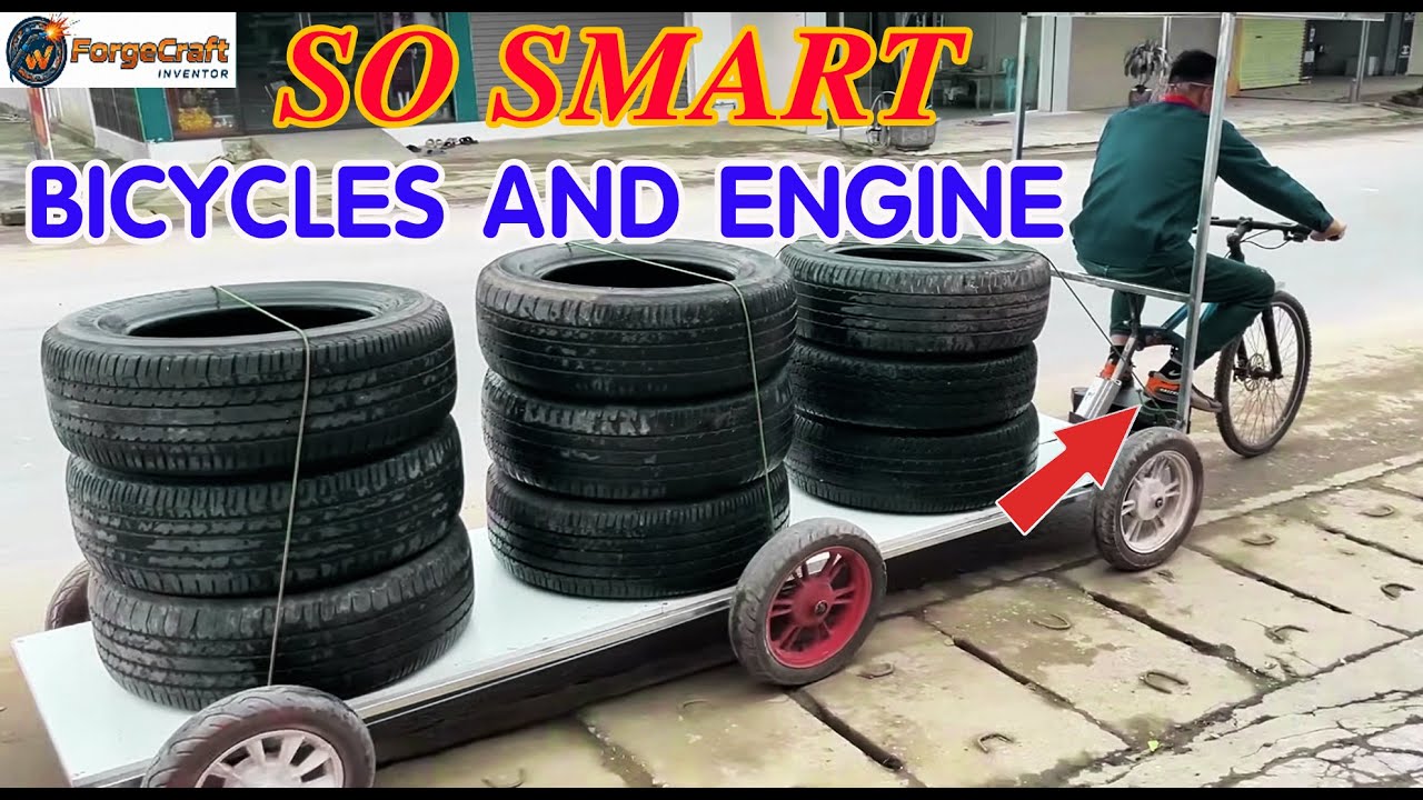 Building a Super Long Electric Cargo Bike for Ultimate Load Capacity - ForgeCraft Inventor!