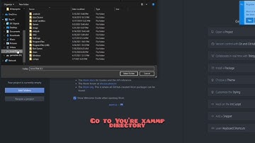 How to set up Atom text editor for web development.