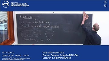 Complex Analysis (MTH-CA) Lecture 1