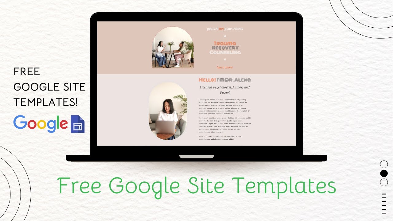 How do I find Google site templates?