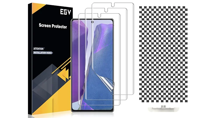 (English) EGV Flexible TPU Screen Protector installation Video