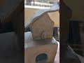 I Built a House out of Clay🛖 #claycraft #clayhouse