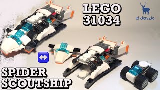 “LegoOri” designed on reblickable.com LEGO CREATOR 31034 Spider Scoutship - Altern FutureFlyers/eldo
