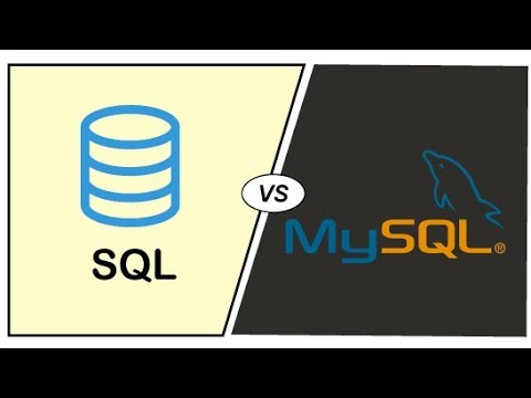 Difference between SQL and MySQL | SQL vs MySQL - YouTube