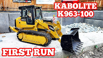 Kabolite k963 1/16 hydraulic track loader first run