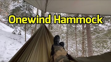 Winter Hammock with Onewind Aerie Double #onewind #hammock