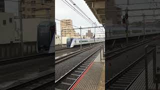 【E353】特急かいじ10号新宿行き　国立駅通過　2022/09/19 10:00 Limited Express Kaiji