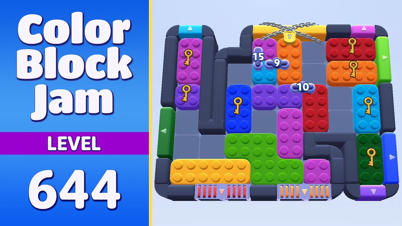 Color Block Jam Level 644 | Every Puzzle Solved! 🎯 - YouTube
