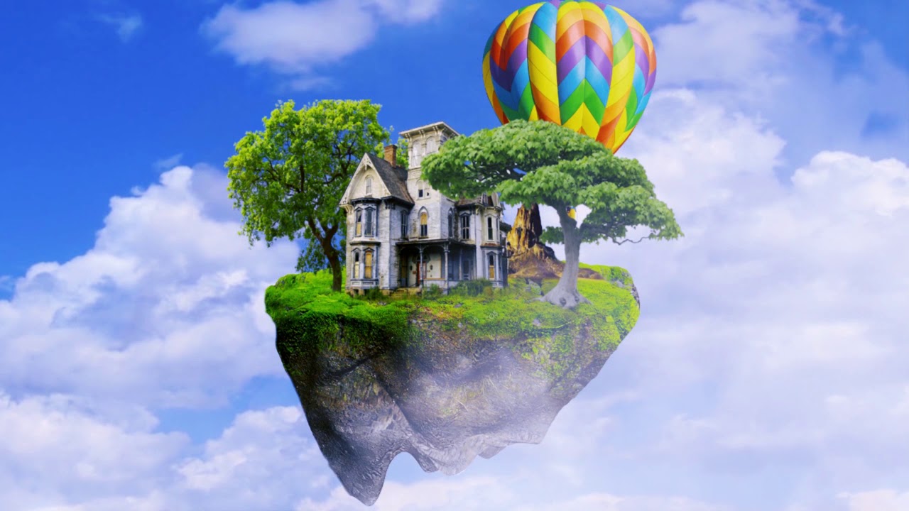 Fantasy land - matte painting and compositing