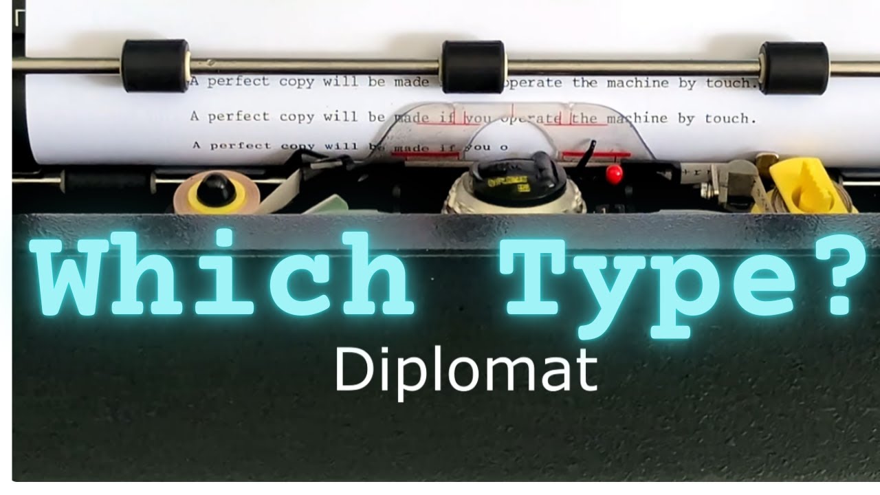 IBM Selectric Typewriter: Demo of Different Elements/Typestyles/Golf Balls