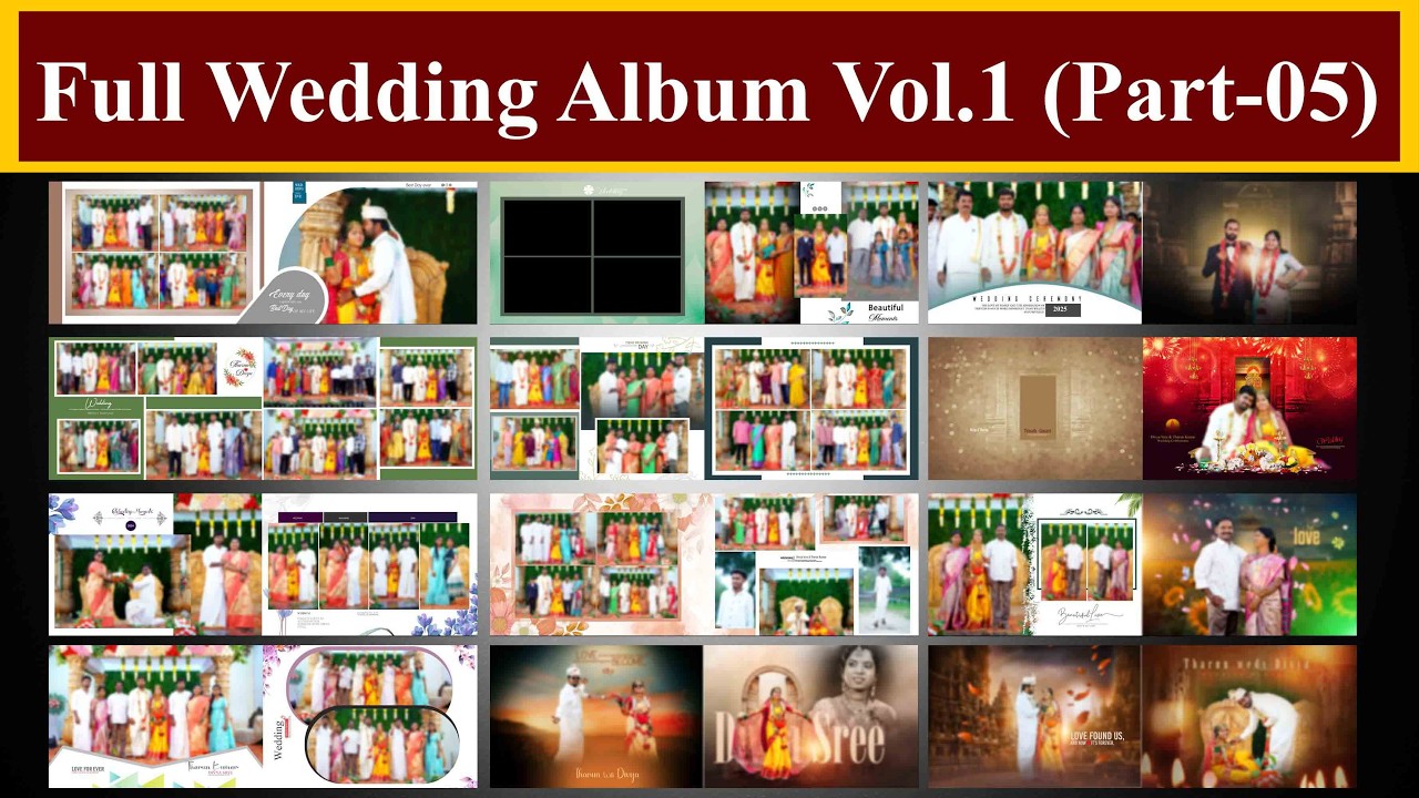 Full Wedding Album Vol.1 ||  Free Psd Download || Part -05