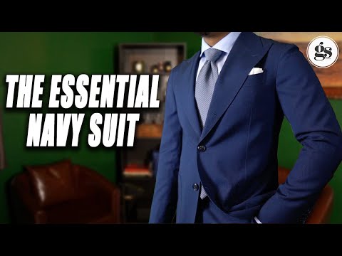 The Essential Navy Suit & 4 Ways To Style It! - YouTube