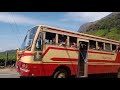 Ksrtc bus at munnar  aanavandi yathra at munnar