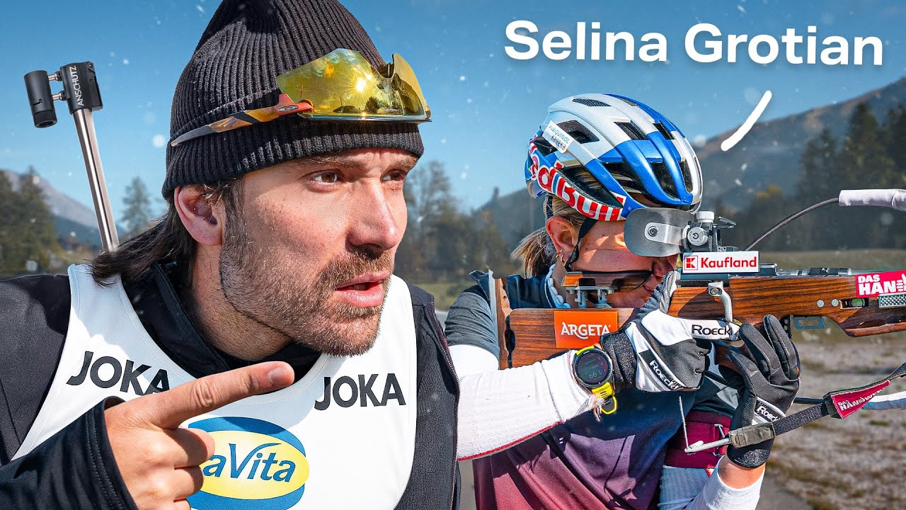 Ein Tag als Biathlet mit Selina Grotian