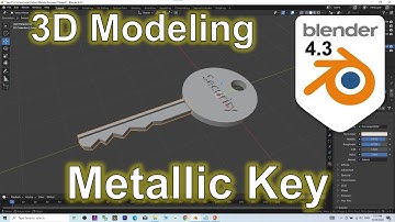 Blender Key 3D Modeling Tutorial Demo #blender #key #3dmodeling #tutorial #demo #workflow