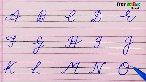 Cursive ABCD  | Cursive writing A to Z | Cursive handwriting practice | ABCD । Cursive handwriting ।