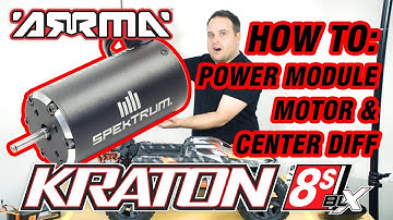 ARRMA KRATON 8S // Official How To Guide: Power Module & Centre Diff Removal & Features