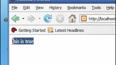 PHP Tutorial - 4 (If Else Statements).flv