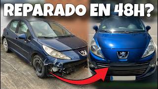 REPARO PEUGEOT 207 ACCIDENTADO en 48 Horas! EG