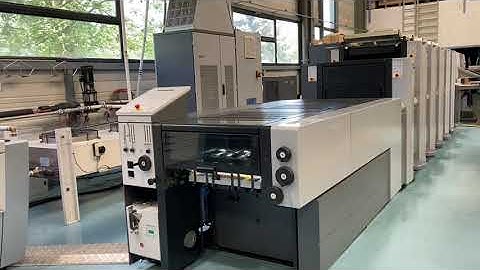 Heidelberg SX 52 - 5 + LX UV DRYER  - Year 2012