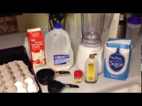 How to make homemade eggnog in 1 minute