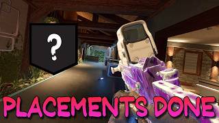 PLACEMENTS ARE BROKEN IN SOLO QUEUE: Solo to Champion - Rainbow Six Siege Console Gameplay