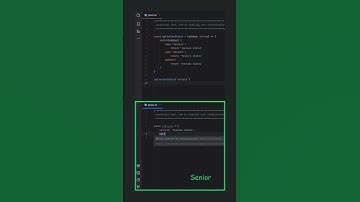 Junior vs Senior - advance conditionals #javascript #typescript #coding #frontend  #webdevelopment