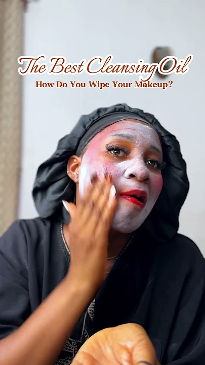 Let’s try this cleansing oil for the first time #makeup #makeupremover #skincare