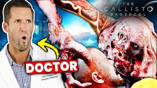 ER Doctor REACTS to The Callisto Protocol Death Animations