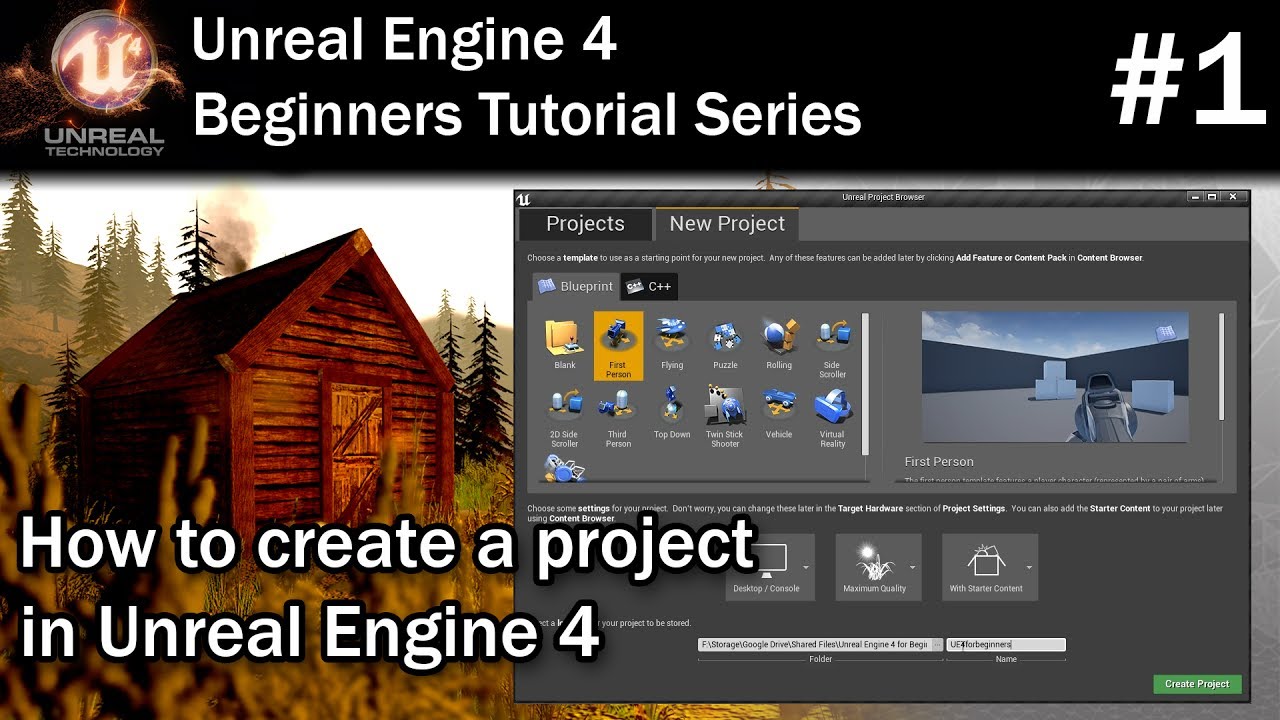 how to make a presentation in unreal engine