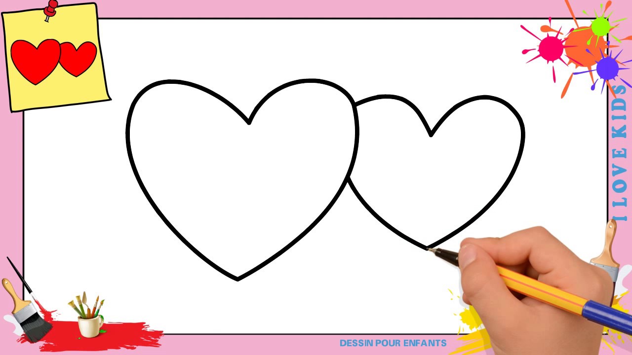 Dessin Coeur Facile Comment Dessiner Un Coeur Facilement Etape Par Etape Social Useful Stuff Handy Tips