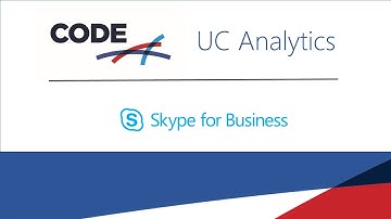 Meet UC Analytics - The reporting solution for Skype for Business