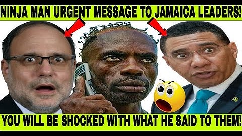 LOOK! NINJA MAN DIRECT MESSAGE TO ANDREW HOLNESS & MARK GOLDING! THE PM GET BLAST & ROSEALEE GET SYM