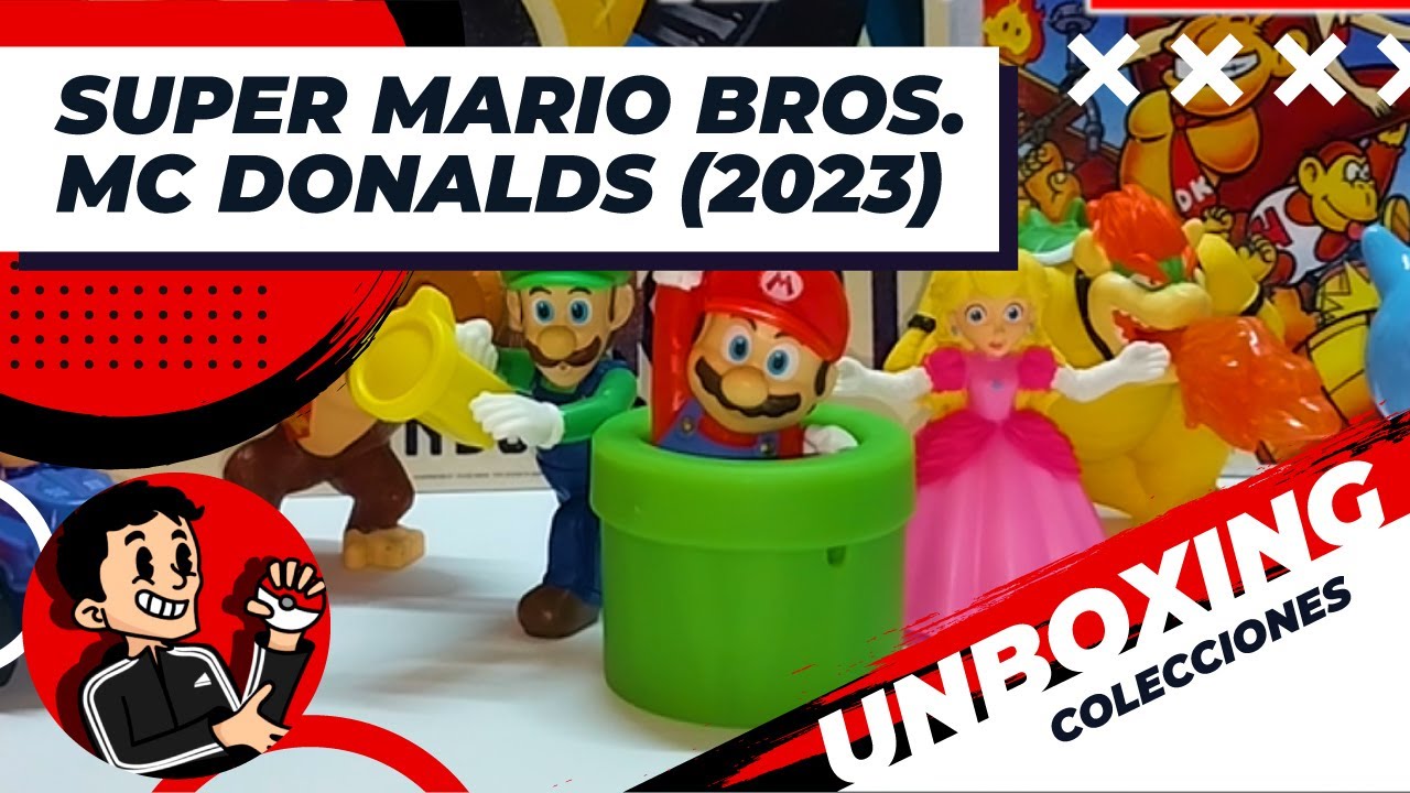 Juguetes Super Mario Bros en Mc Donald´s con tu Happy Meal de Noviembre 