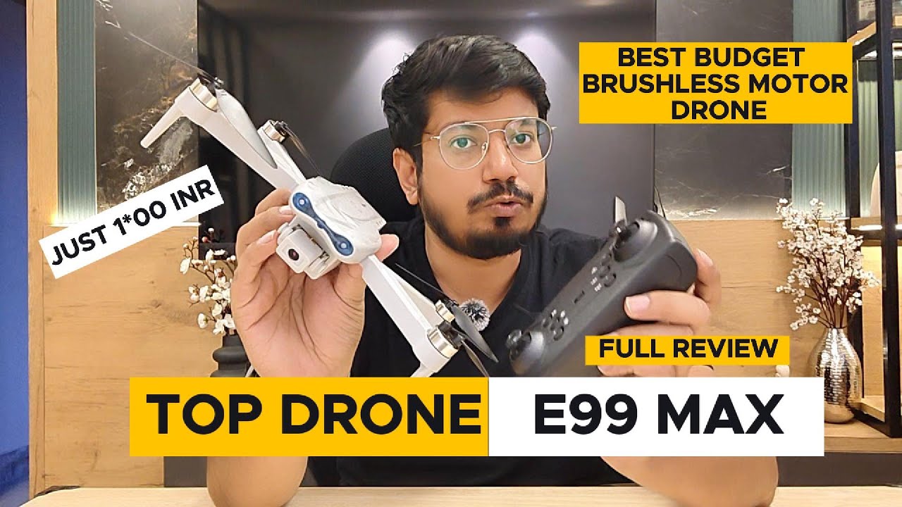 Best Budget Brushlees Drone with HD Camera 💸 | E99 Max Drone | Full Review
