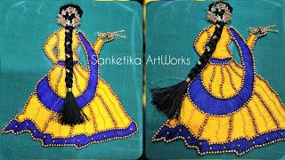 Dandia Girl Design with Aari work / Bridal Blouse Design / Easy Maggam Work Blouse Design