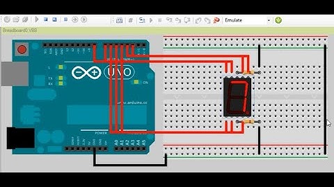 Display de 7 segmentos con Arduino UNO (Simulación)