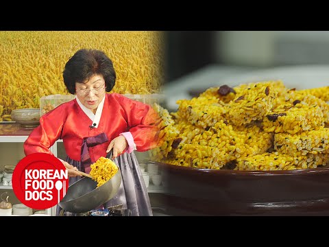 바삭한 이맛!_박순애 명인의 엿강정 만들기[Making Korean traditional  Yeot-Gangjeong by Yeon-soon Park]