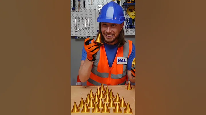 Golden Safety Cone - 3D Printed #handymanhal #3dprinting