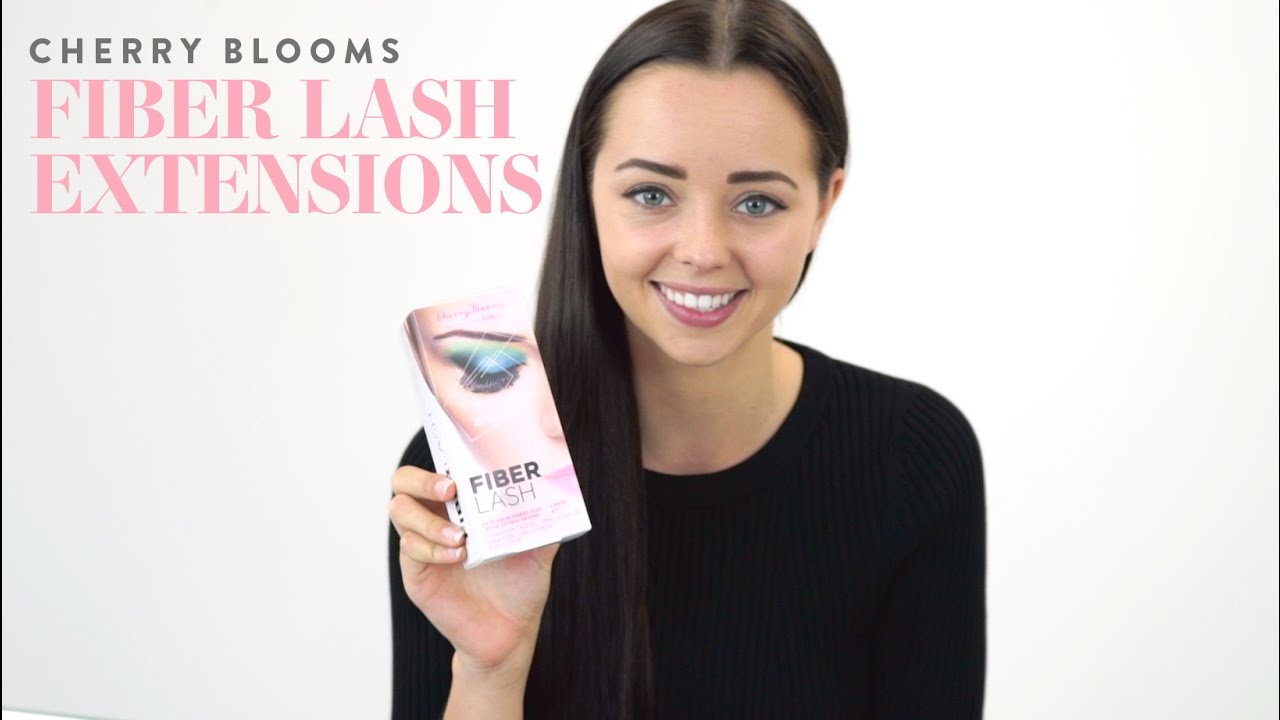 Cherry Blooms Fiber Lash Extensions Application YouTube