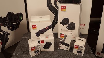 Zhiyun Crane 3 Lab Gimbal Stabilizer for DSLR and Mirrorless Cameras (Creator Package) Unboxing