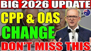 CPP & OAS 2026 Update 🚨 Retirees 60–75 Must Know These Income Changes