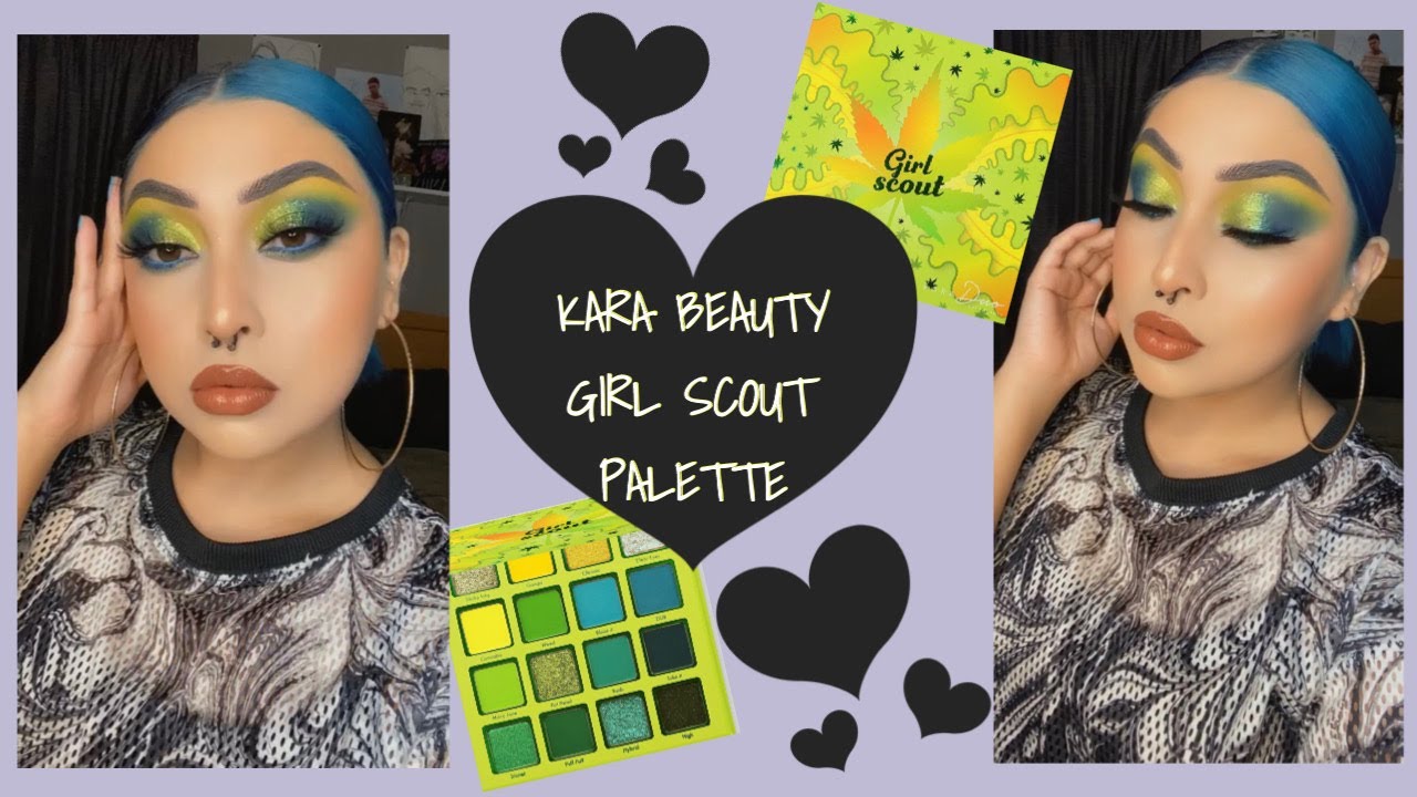 Trying Out The Kara Beauty Girl Scout Palette✨ My First Tutorial!!