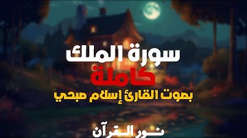 سورة الملك كاملة بصوت خاشع ومؤثر | تلاوة رائعة للقارئ إسلام صبحي#قرآن#اكسبلور#قران_كريم#اسلام_صبحي